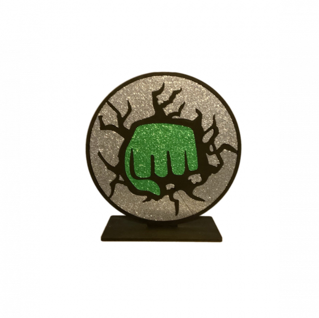 PLACA HULK MADEIRA (C 29 CM | L 12 CM | A 30 CM)