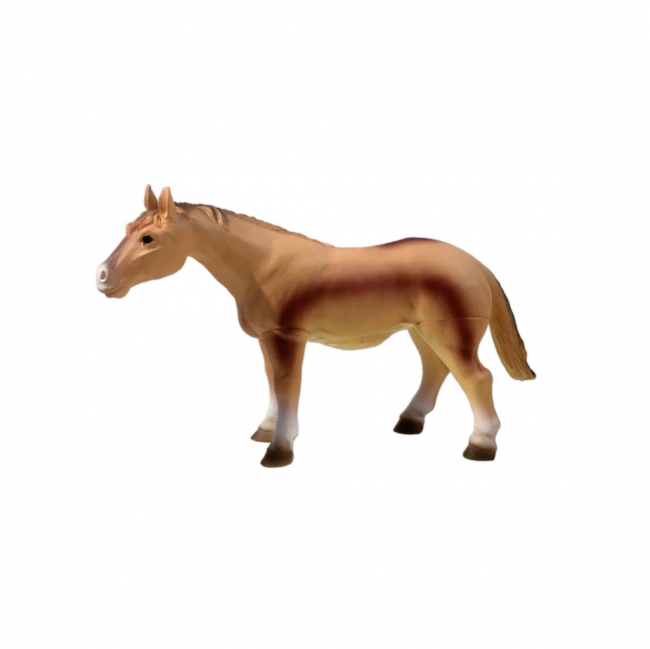 CAVALO BORRACHA CARAMELO (C 35 CM | L 7 CM | A 25 CM)