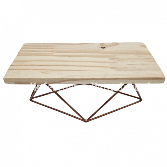 BANDEJA MDF ARAMADA RETANGULAR M COBRE