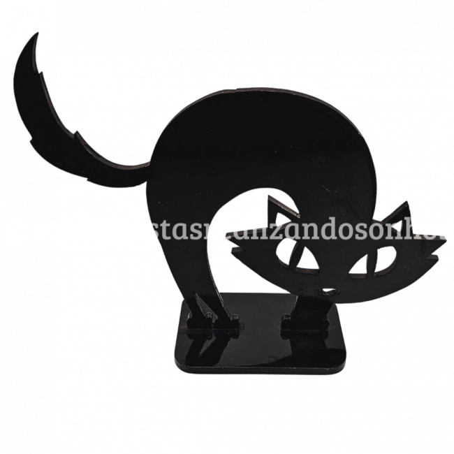 DISPLAY LAQUEADO GATO PRETO