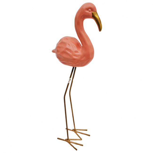 FLAMINGO CERÂMICA G COM PERNAS