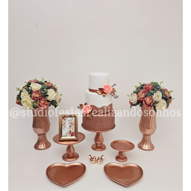 KIT DE MESA FLORES 12