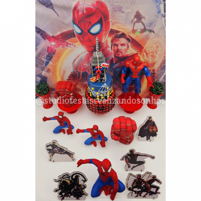 KIT DE MESA HOMEM ARANHA 3