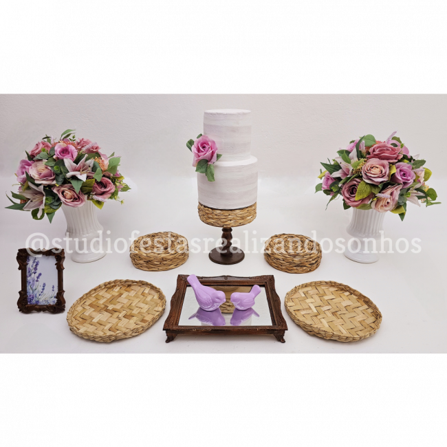 KIT DE MESA FLORES 21