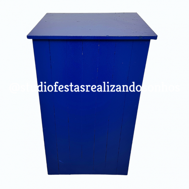 MESA AVULSA CUBO DOBRAVEL AZUL DELREY G