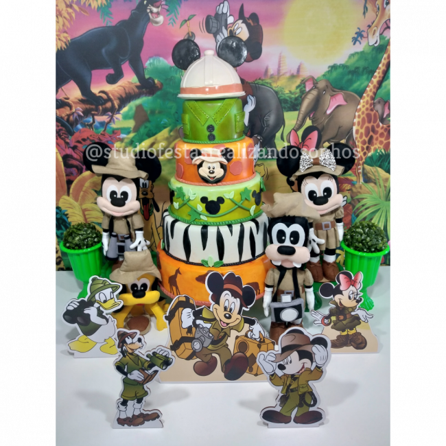 KIT DE MESA MICKEY SAFARI 1