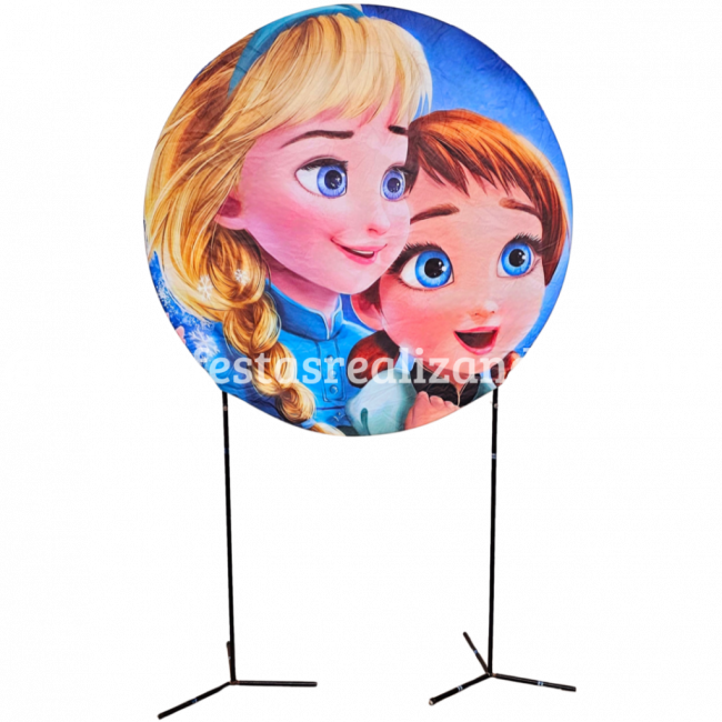 PAINEL REDONDO FROZEN 2 (LONA)