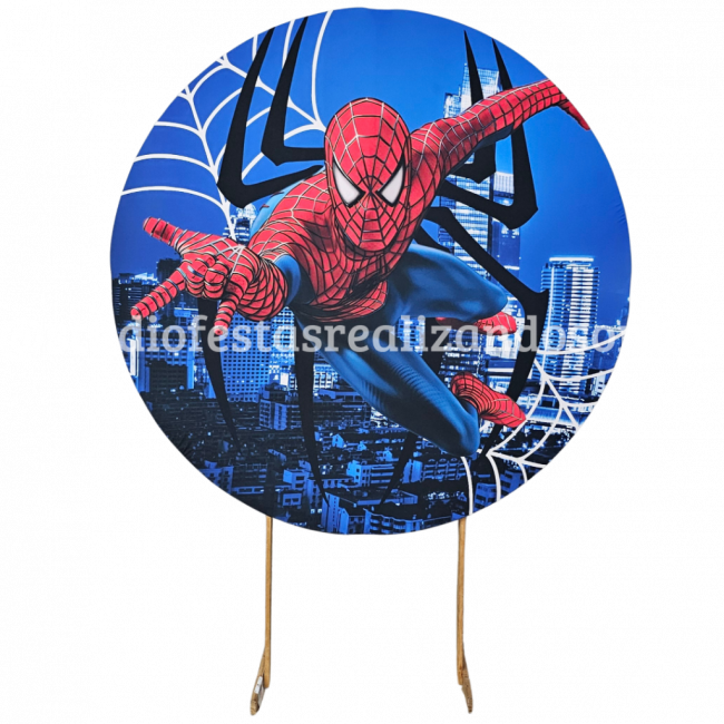 PAINEL REDONDO HOMEM ARANHA 3