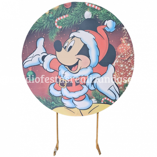 PAINEL REDONDO NATAL MICKEY 1