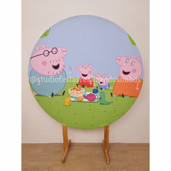 PAINEL REDONDO PEPPA PIG 2