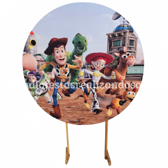 PAINEL REDONDO TOY STORY 4