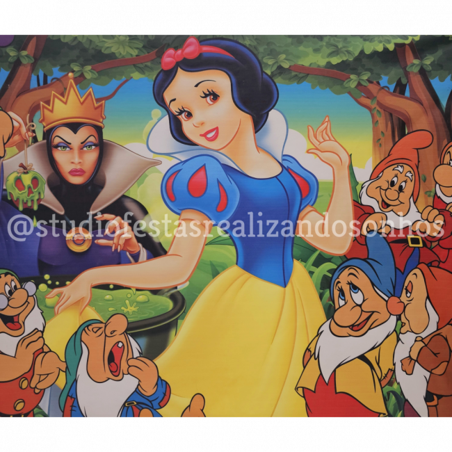 PAINEL RETANGULAR BRANCA DE NEVE 2