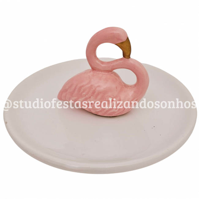 PRATINHO FLAMINGO CERÂMICA