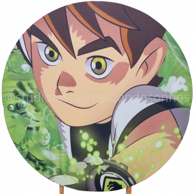 TECIDO REDONDO BEN 10 ( 2 )