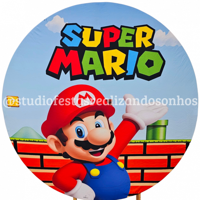 TECIDO REDONDO MARIO 3