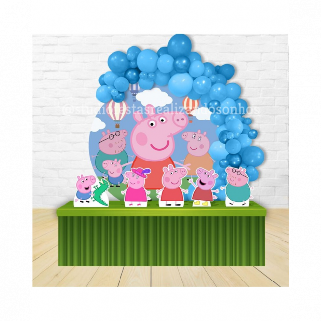 TECIDO REDONDO PEPPA PIG 1 (TECIDO)