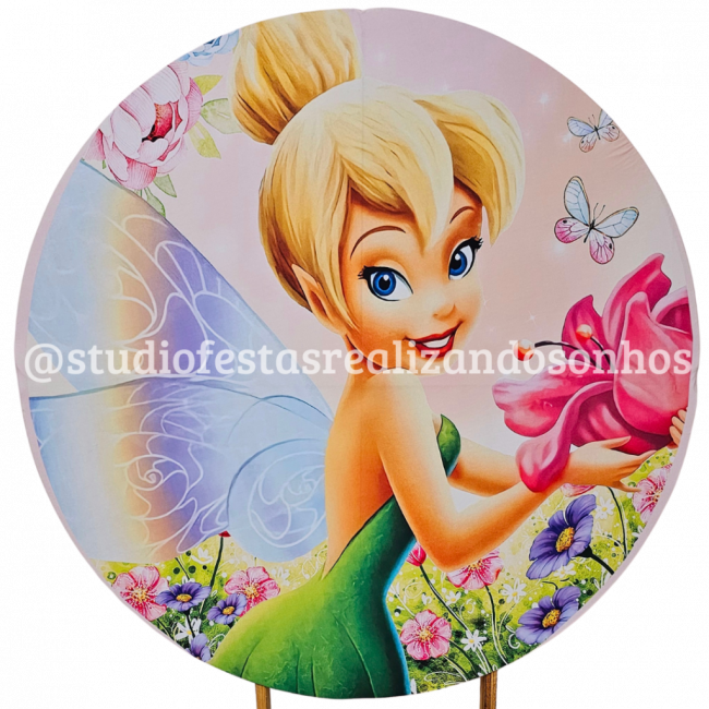 TECIDO REDONDO TINKER BELL 2