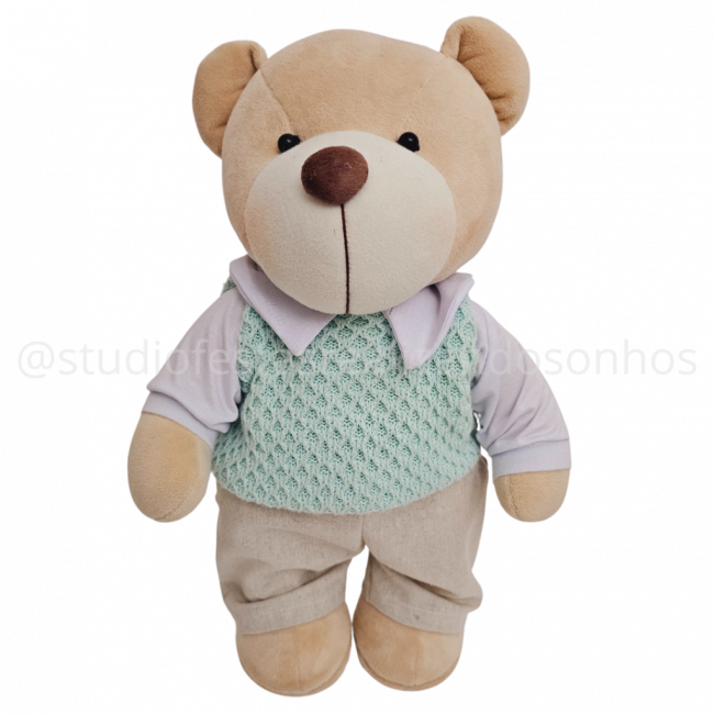 URSO PELÚCIA 50CM REVELAÇÃO 7