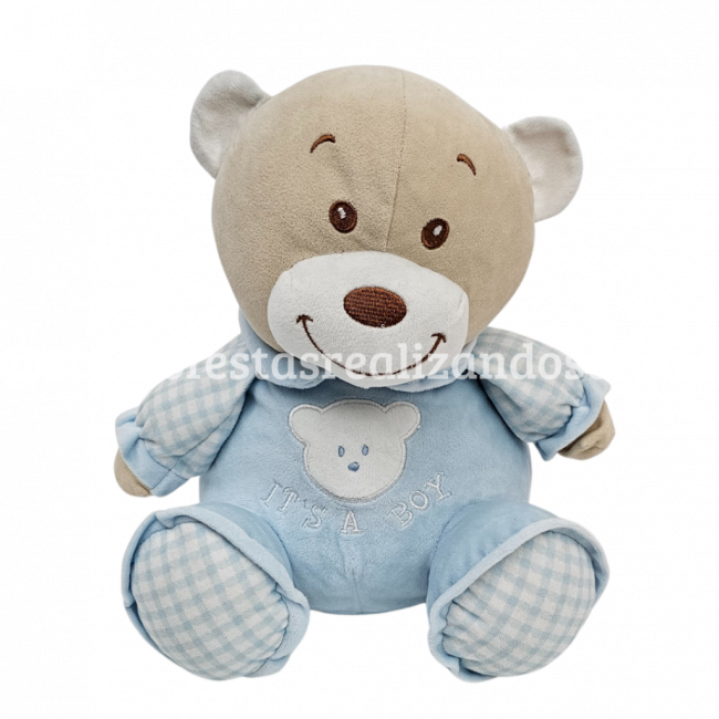 URSO PELUCIA AZUL REVELAÇÃO 3