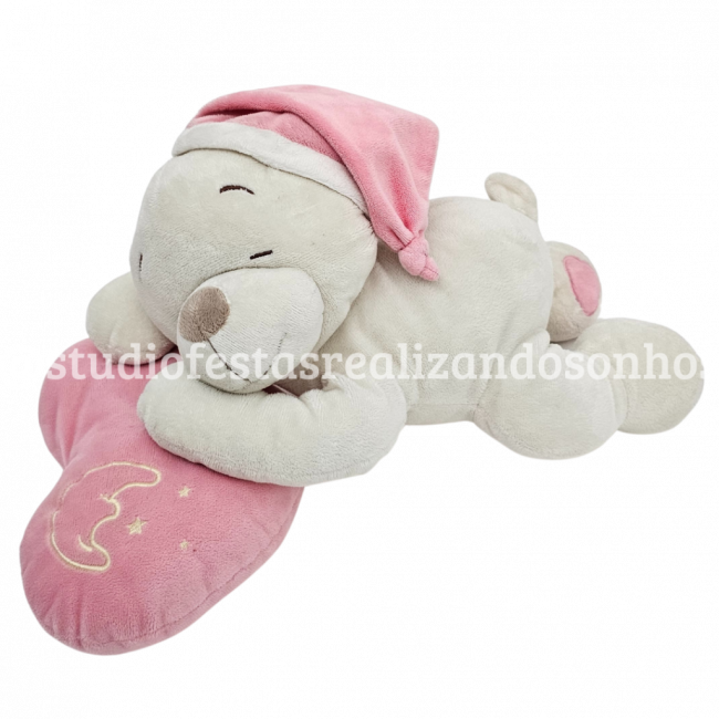 URSO PELÚCIA ROSA REVELAÇÃO 2