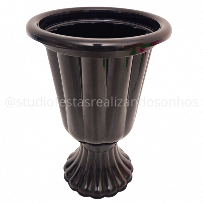 VASO ACRILICO PRETO