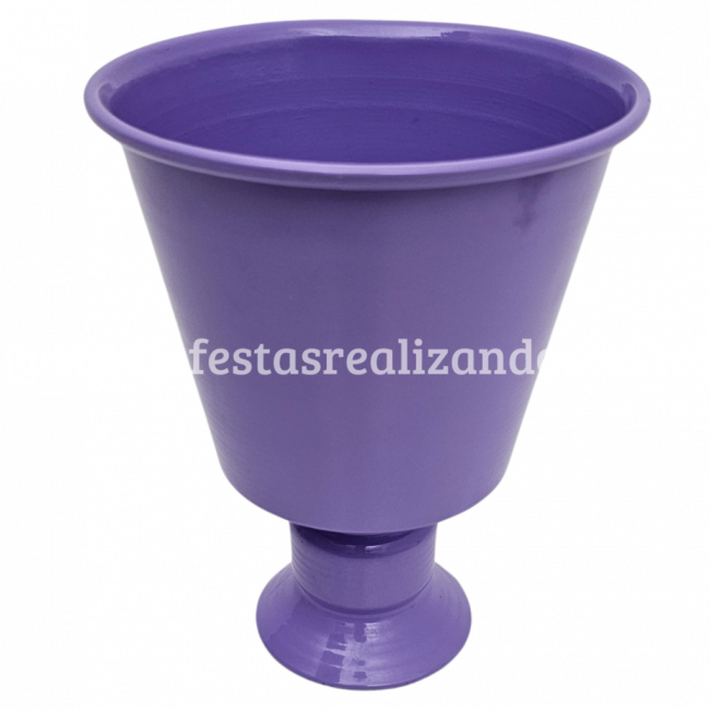 VASO METAL G LILAS