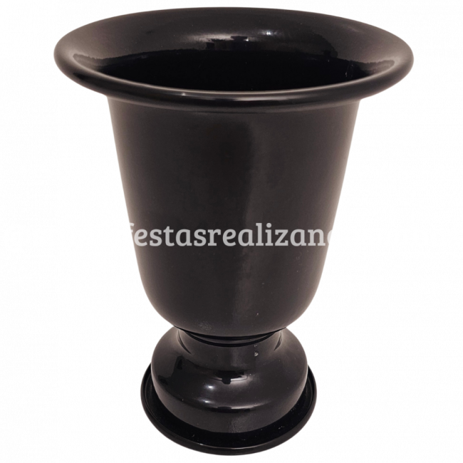 VASO METAL P PRETO