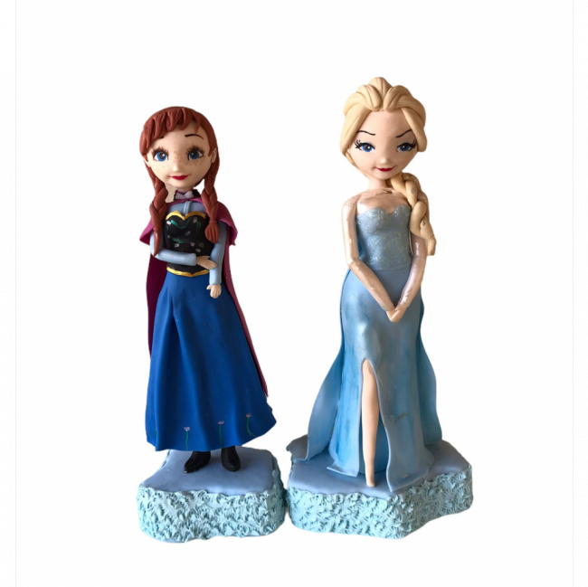 Bonecas Elsa e Anna (Frozen)