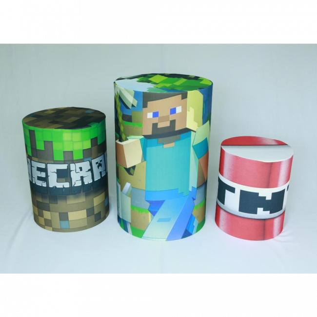 Trio de Cilindros ( Minecraft)