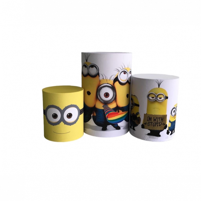 Trio de cilindros Minions