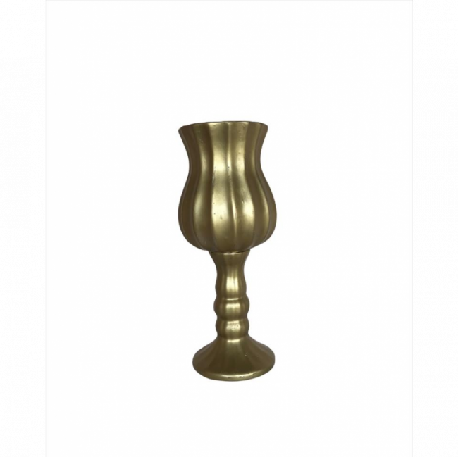 Vaso Alto Dourado