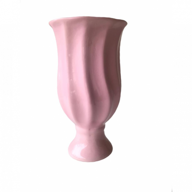 Vaso Torcido Rosa Claro