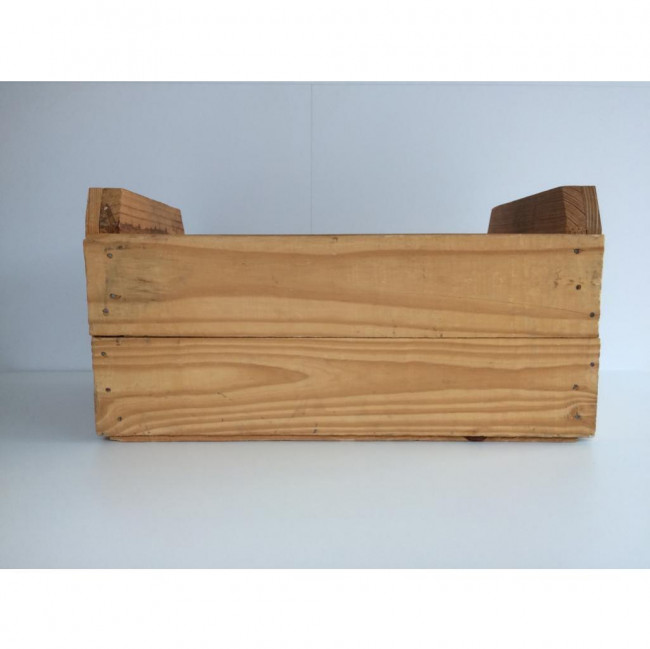 CAIXOTE DE MADEIRA PINUS (58C X 32L X 32A)