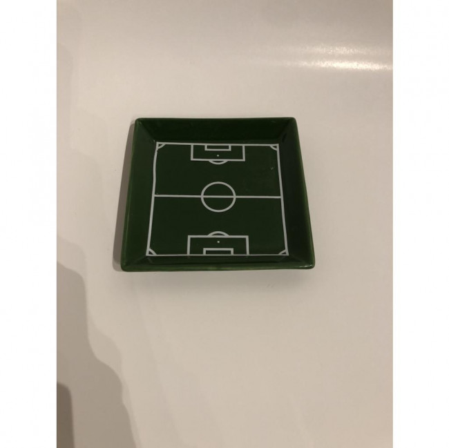 MINI BANDEJA VERDE COM CAMPO DE FUTEBOL (12C X 12L)