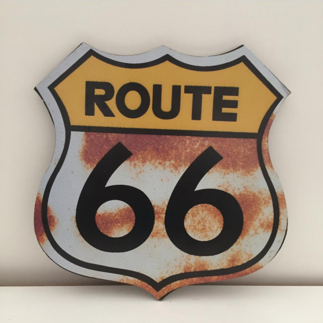 PLACA ROUTE 66 (23A X 22L)