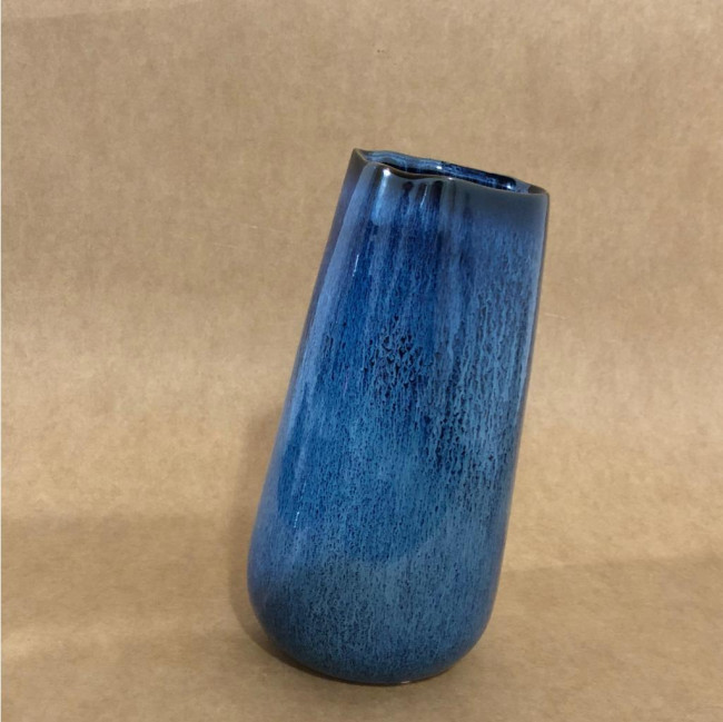 VASO INCLINADO AZUL M (9D X 24A)