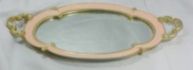 BAND. ESP. ROSA OVAL RESINA