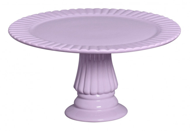 PRATO RED.PE MD PÉTALAS ALGODAO DOCE LILAS 18x30,5