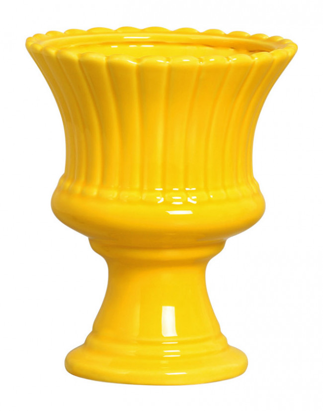 TAÇA RED.PÉTALAS MD AMARELO 20x17