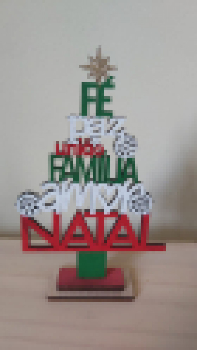 Árvore de mesa Fé, união