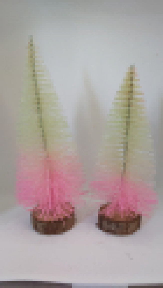 Árvore Bicolor (verde/rosa)