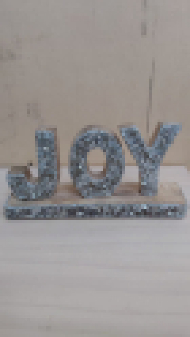 Enfeite JOY c/ pedrarias