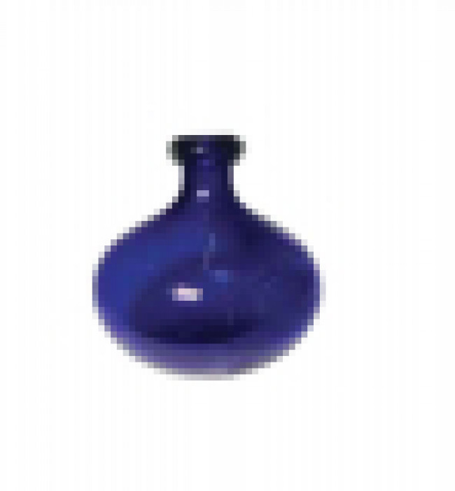 VASO DE VIDRO TURMALINA AZUL BIC -16887