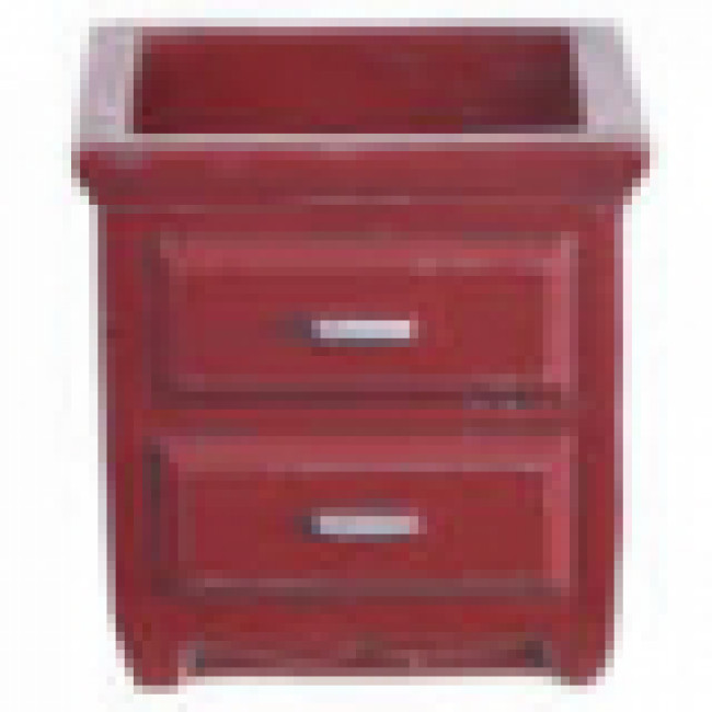 VASO COMODA (VERMELHO) 12X12X1