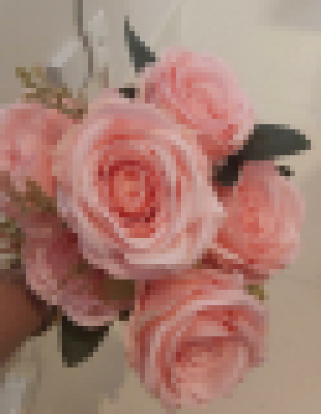 Buquet de rosas (rosa claro)
