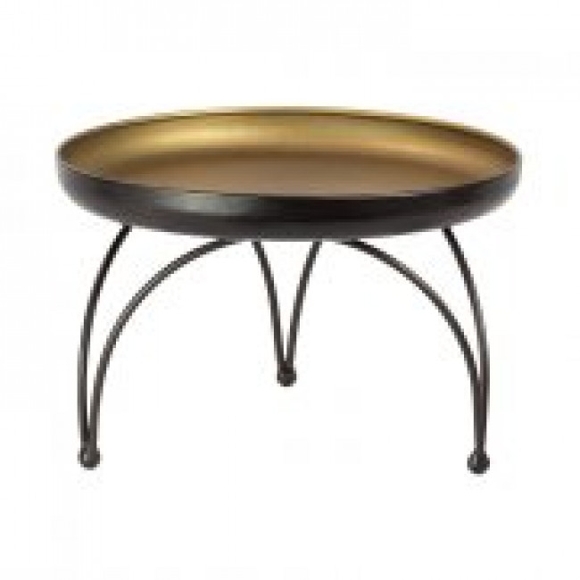 badeja metal dourada g