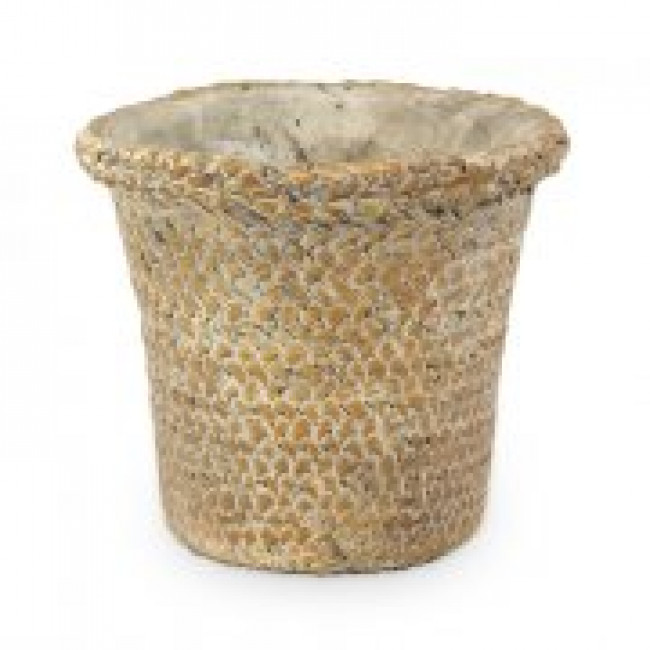 VASO TERRACOTA PALHA PEQUENO