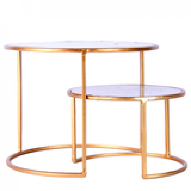 suporte dourado com marmore p