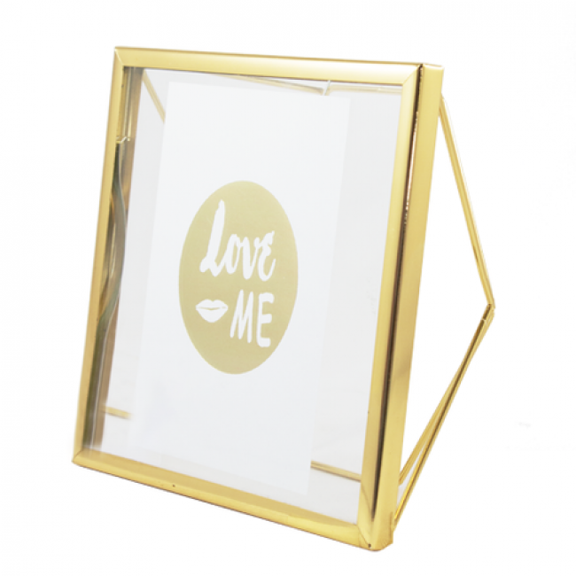 PORTA DOCE DIAMANTE OURO QUADRADO P