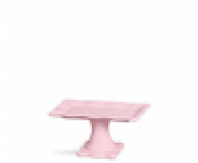 Band. ret. babado c/ pÉ algo. doce rosa 13,5x27,5x16,5